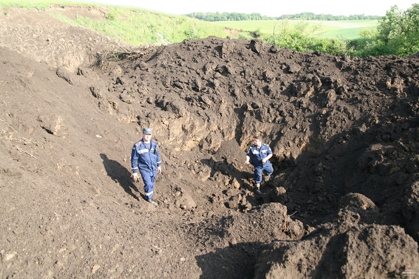 Знайдену у Тернополі авіаційну бомбу знешкодили (Фото)