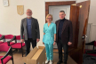 Подяка за лікування: Микола Люшняк передав фтизіопульмонологічному центру веносканер 