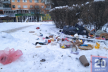 У Тернополі у Сквері Миру купа сміття: чому не прибирають