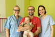 Медики врятували 7-місячну дівчинку з Тернопільщини з велетенською кістою легень