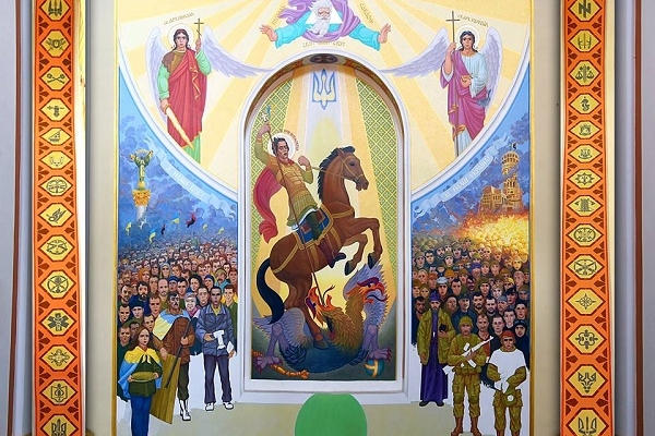 Новітня ікона у кременецькому соборі викликала суперечку між священиками (фото)