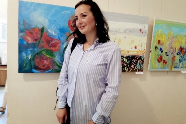 «Українська душа» Олесі Гудими – відома художниця відкрила виставку у Тернополі