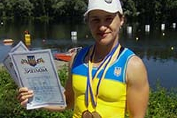 Тернополянка Тетяна Єднак стала віце-чемпіонкою України з веслування на байдарках