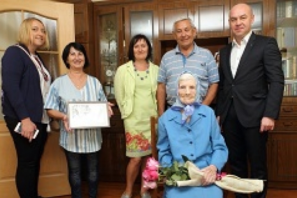 Найстарша жителька Тернополя відсвяткувала 101-річний ювілей
