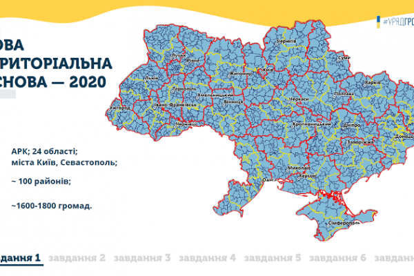 У Кабміні підтвердили плани зменшити кількість районів на Тернопільщині до чотирьох