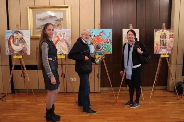 В Угорщині відкрили виставку тернопільської художниці Олесі Гудими
