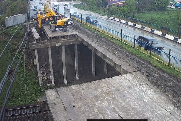 Мерія Тернополя власними силами почала ремонт Гаївського мосту державного значення