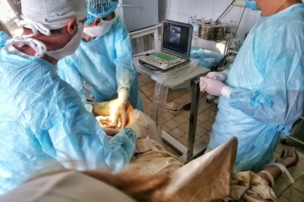 Вперше в Теребовлянській лікарні провели лазерне лікування варикозної хвороби ніг
