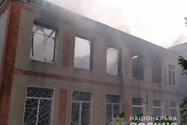 Підпал – одна з версій пожежі школи у Зборівському районі