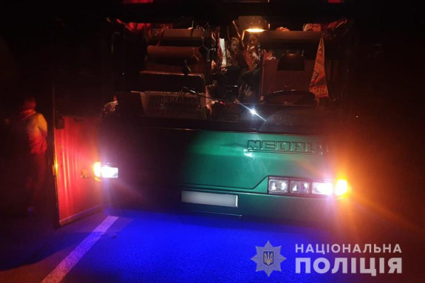 Біля Тернополя в аварію потрапив автобус із дітьми