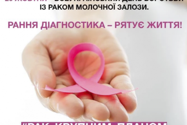 «Рак – крупним планом»: що треба знати кожній жінці