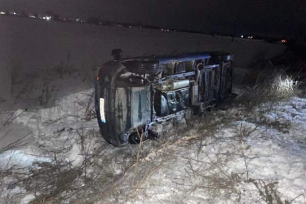 На об’їзній Збаража перекинулося авто з п’ятьма дітьми