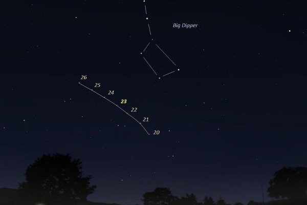 Комету Neowise спостерігаємо ввечері - орієнтир Велика Ведмедиця