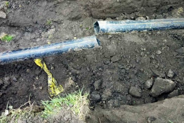 На Шумщині без газу залишилися два села: екскаватор з Борсуківської ОТГ пошкодив газову трубу