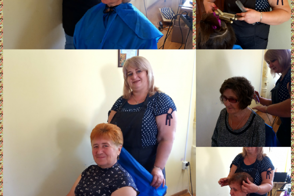 У День краси працівники Шумського центру надання соцпослуг зробили своїм підопічним зачіски