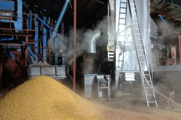 На Тернопільщині горіла зерносушарка: знищено близько 200 кілограмів кукурудзи