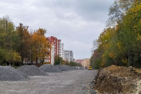 У Тернополі триває будівництво нової дороги до мікрорайону «Північний»