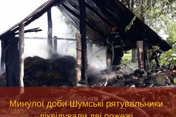 На Тернопільщині полум'я знищило споруду