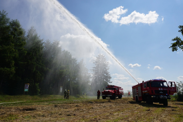 На Тернопільщині рятувальники ліквідовували лісову пожежу
