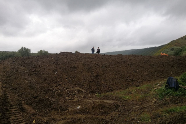 На Тернопільщині триває будівництво водозахисної дамби