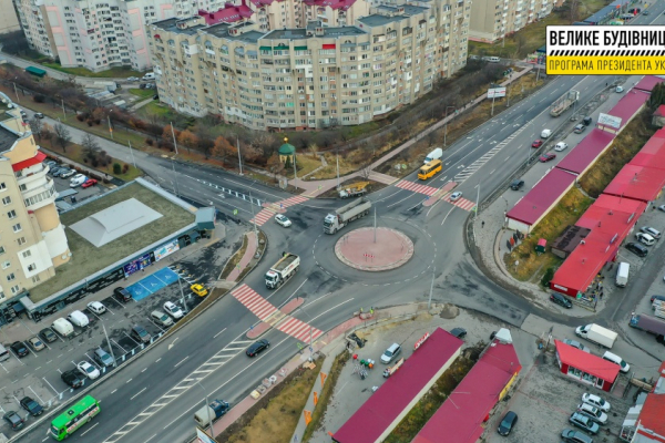 Завершився ремонт об’їзної дороги Тернополя, що є частиною автомобільного шляху М-12 (М-30)