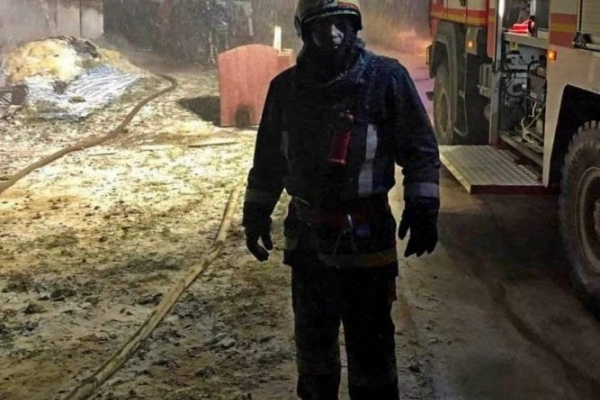 На Тернопільщині під час гасіння пожежі постраждав рятувальник