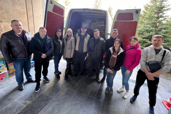 Тернопільська обласна рада відправила гуманітарний вантаж до Ірпеня