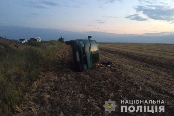На Чортківщині перекинулося авто: водій загинув, бо був непристебнутий