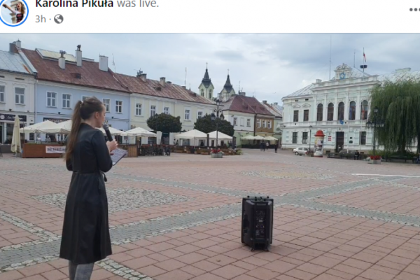 У Польщі на мітинг проти приїзду українських біженців ніхто не прийшов