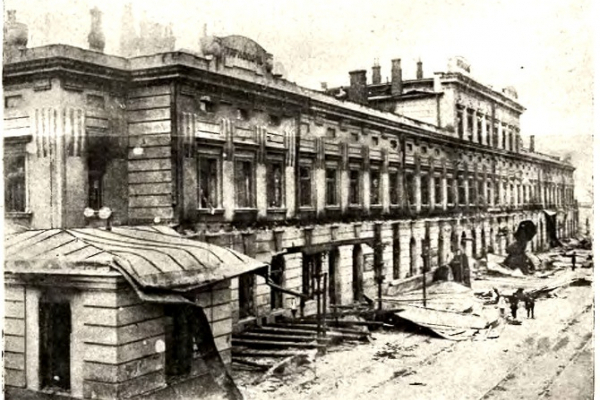 Зруйнований Тернопіль на фото липня 1917 року