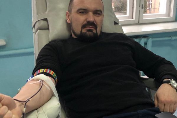Тернопільські патрульні вчергове стали донорами крові