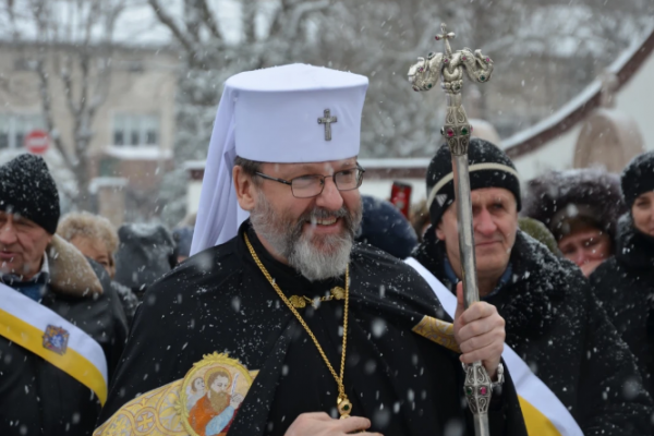 Глава УГКЦ Святослав освятив Ювілейний хрест у Чорткові