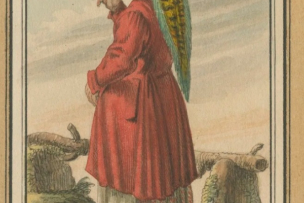 Мешканці Язловця на малюнках 1830-х роках