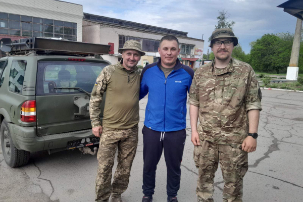 Волонтери Борсуківської громади відвідали бійців на фронті