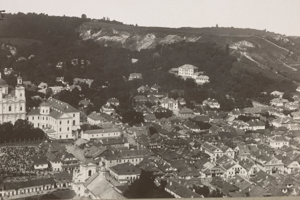 Фото Кременця з висоти 1910-1930-ті роки