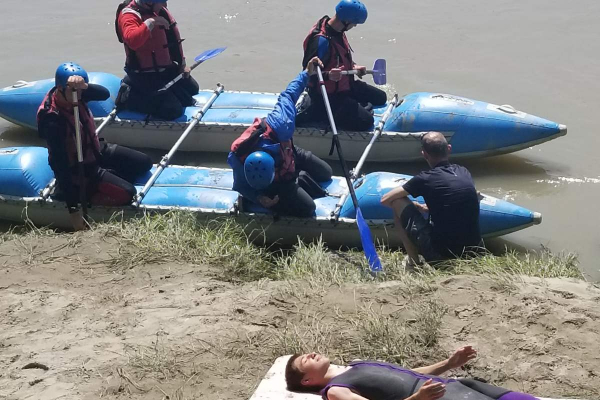 Освітяни з Тернопільщини взяли участь у змаганнях з порятунку потерпілих на воді