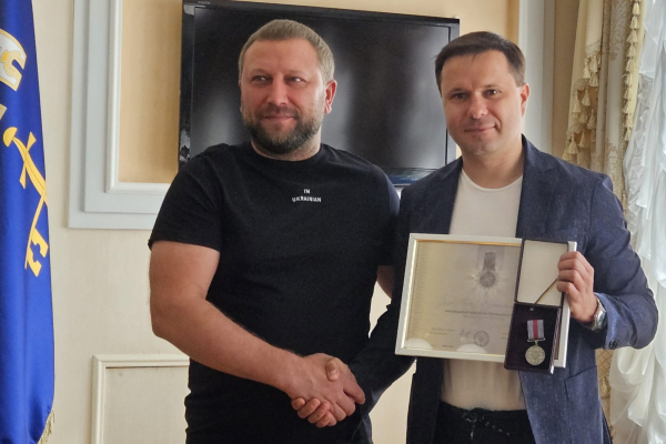 Ігоря Гуду та Андрія Ярему нагороджено відзнакою Президента України «За оборону України»