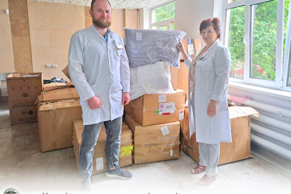 Лікарня на Тернопільщині отримала допомогу від благодійників з Норвегії