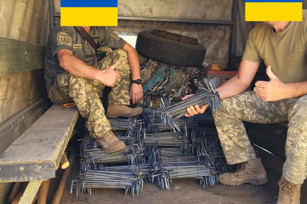 «Українська команда» Тернопільщини допомагає військовим укріплювати бліндажі