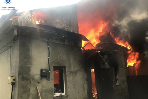 На Тернопільщині палав житловий будинок