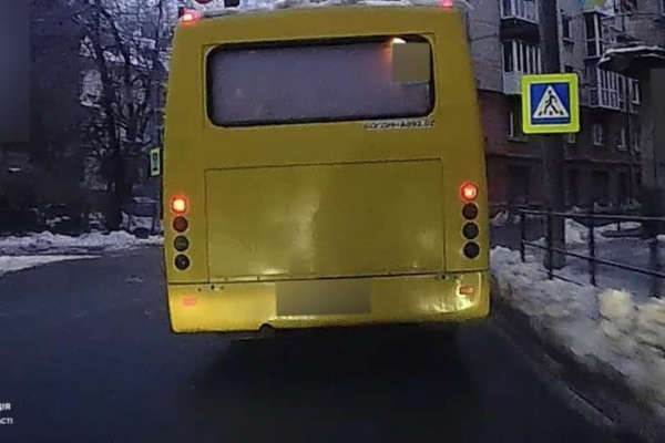 У Тернополі нетверезий водій на маршрутці перевозив пасажирів